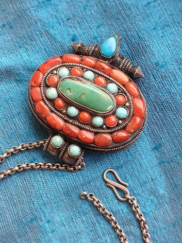 Tibetisches ghau amulett - ghau,