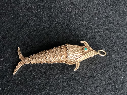 Beweglicher fisch anhänger - beweglicher,