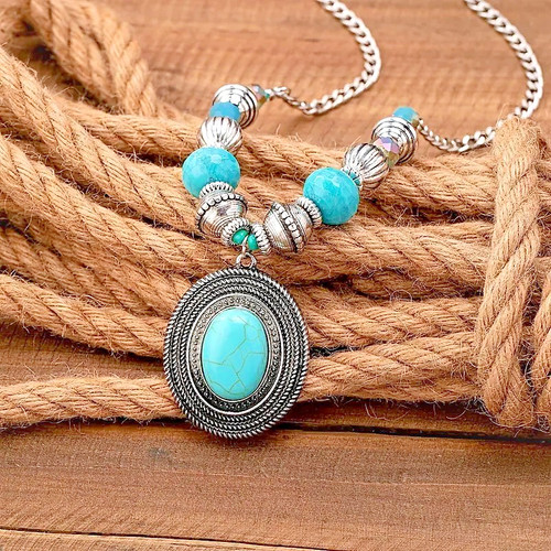 Boho halskette damen - halskette,