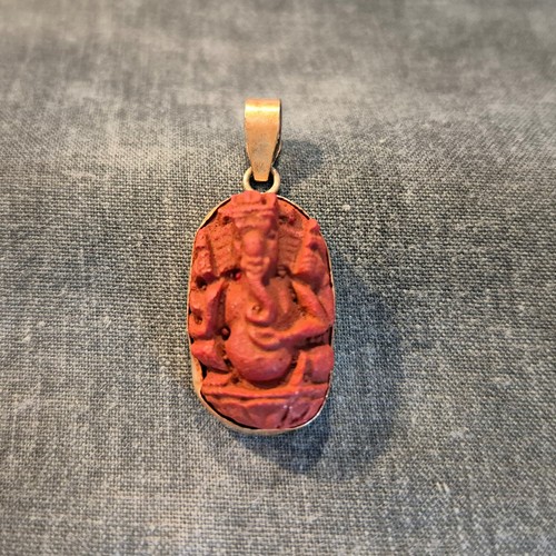 Anhänger ganesha koralle - anhänger,