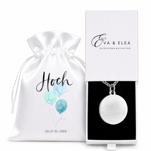 Kette mit gravur hoch - kette,