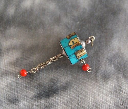 Anhänger gebetsmühle mit - anhänger,