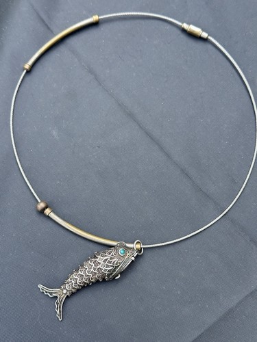 Beweglicher fisch anhänger - fisch,
