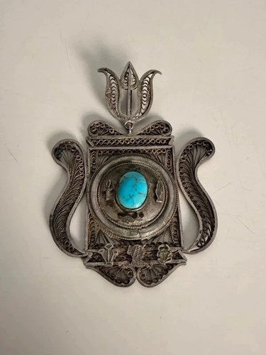 Silber anhänger egyptian - silber,