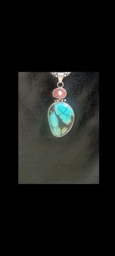 Amulett anhänger türkis - amulett,