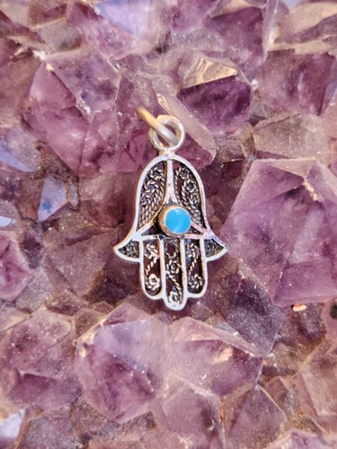 925 silber anhänger hamsa - hamsa, /
